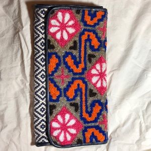 Anthropologie Embroidered Clutch